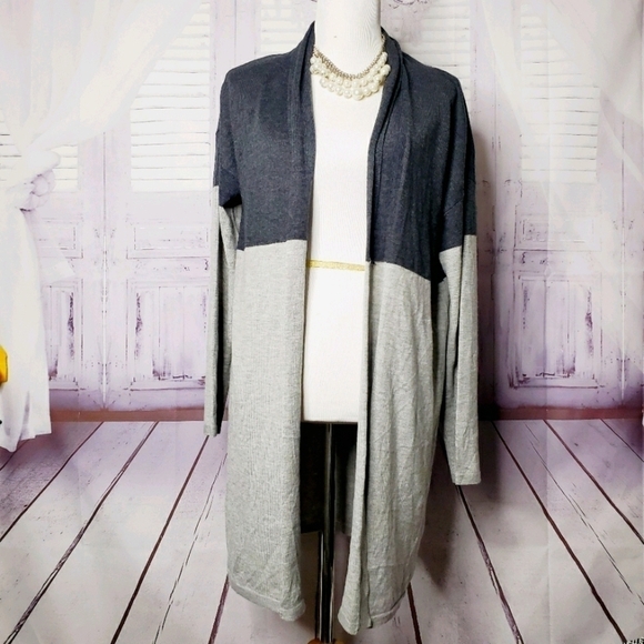 Colour works size S gray long cardigan … - Picture 2 of 10